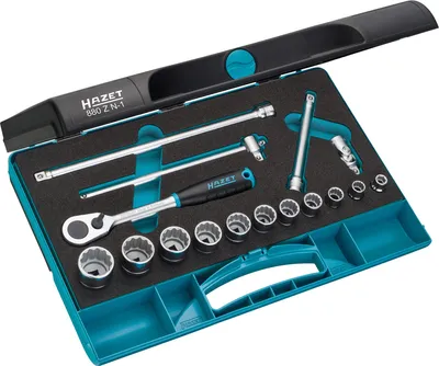 Produktbild von HAZET Steckschlüsselsatz 880ZN-1 355mm manuell (Handbetätigung) 1738g