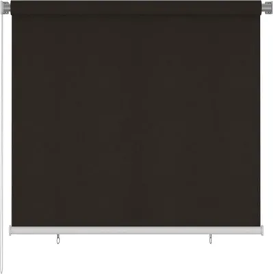 Zdjęcie produktu dla Roleta zewnętrzna, 165(szer.)x140(wys.) cm, brązowa, HDPE
