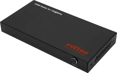 Immagine prodotto di Switch HDMI 4K ROLINE, a 3 vie, con telecomando
