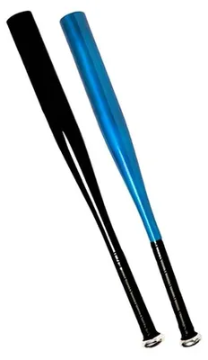 Productafbeelding van Honkbalknuppel van aluminium, 75 cm met antislip handvat, 400 g
