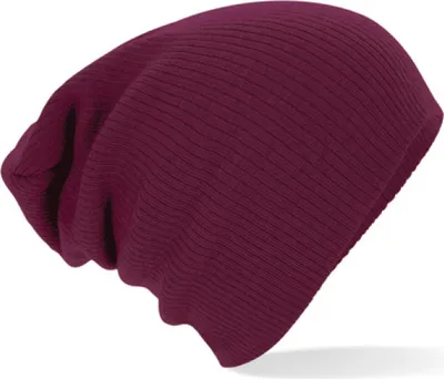 Immagine prodotto di Beechfield B461 | Slouch Beanie Cappello invernale - Colore: Borgogna - Taglia: Unica