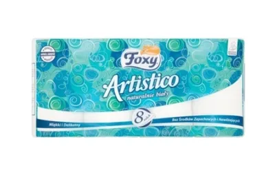 Zdjęcie produktu dla Foxy, Artistico Papier toaletowy, 8 rolek