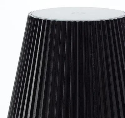 Produktbild von Brilliant G40445/76 Macobo Außenstandleuchte 125cm Edelstahl/Acryl schwarz matt LED integriert