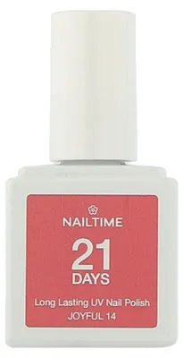 Imagen del producto de Esmalte de uñas UV de larga duración "Nailtime", 21 días de duración, color "14 Joyful" (8 ml)