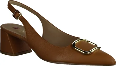 Produktbild von Högl 104623 Damenschuhe, Sling, Graincalf Leder, Cognac (Braun) - Damenschuhe Top Trends, Braun, leder (graincalf-leder), absatzh&oumlhe: 40 mm