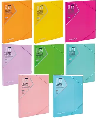 Obrázok produktu pre Teczka pudełko Astra PP neon mix z gumką