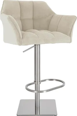 Immagine prodotto di Sgabello da bar, sgabello da bar, regolabile e robusto - acciaio inox, portata 240 kg, design moderno