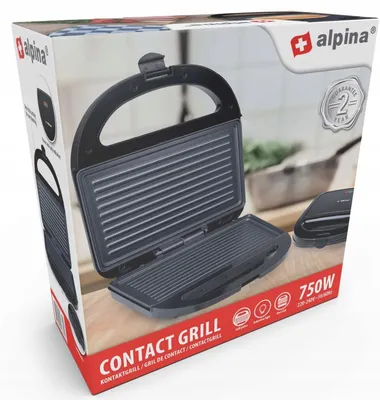 Produktbild von Alpina Kontaktgrill 750W Schwarz