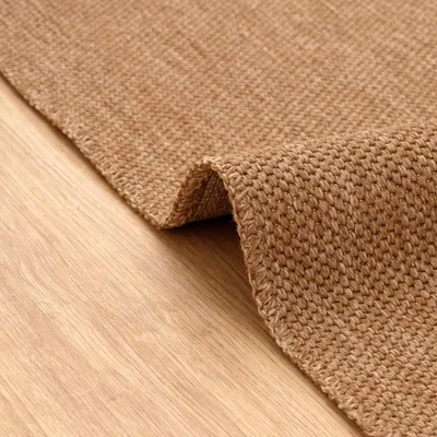 Zdjęcie produktu dla Dywan - 80 x 150 cm - Juta - Niskie włosie - Można prać w pralce