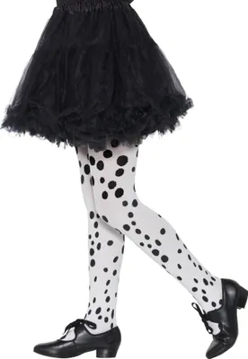 Immagine prodotto di Smiffys - Collant per ragazze SM1018 (122-152) (bianco/nero)