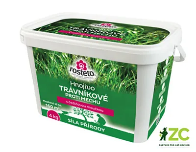 Obrázok produktu pre Hnojivo ROSTETO s čadičovou múčkou hnojivo na trávnik proti machu 4kg