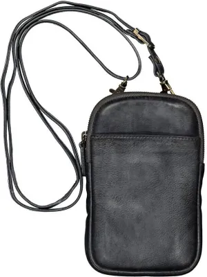 Immagine prodotto di DrachenLeder borsa in pelle da donna grigio 19,5x2,5x13 cm OTD310K