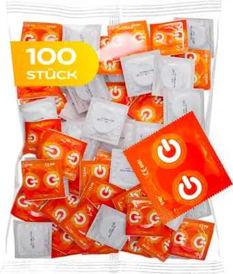 Obrázek produktu pro On) Banana 100 Kondome mit Bananenaroma, Maxipack