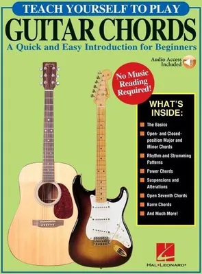 Produktbild von Teach Yourself to Play Guitar Chords - A Quick and Easy Introduction for Beginners (Book/Online Audio)