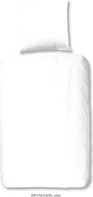 Produktbild von HIP Bettwäsche-Set Uni 140 x 200/220 cm Weiß