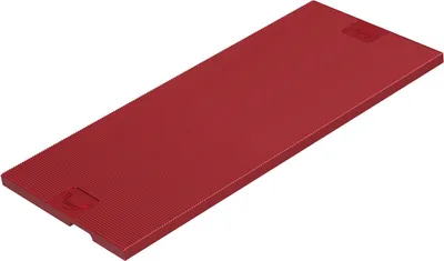 Produktbild von ROTO Verglasungsklotz GL-IB 100 x 56 x 3 mm, aus Kunststoff rot, 500 Stück | Unterlegkeile - Distanzplättchen