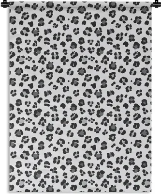 Produktbild von MuchoWow® Wandteppich Wandbehang Tiermuster - Panther - Grau 150x200 cm Tapisserie Dekoration Wandtuch - Wandaufhängung - Moderner