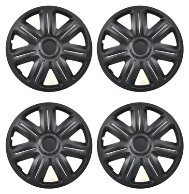 Imagen del producto de Juego universal de 4 tapacubos para llantas, compatible con modelos Delta, de 15 pulgadas