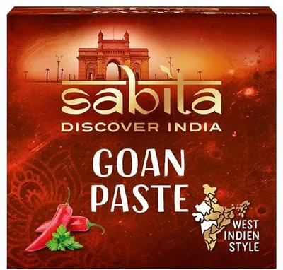 Produktbild von Sabita Goan Paste 40 G Packung  Vegan Glutenfrei scharf