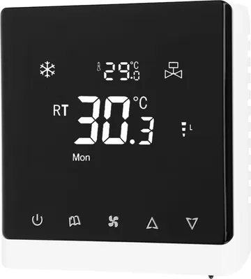 Zdjęcie produktu dla bezprzewodowy inteligentny termostat 2 w 1 z wyświetlaczem LCD Klimatyzator Grzejnik podłogowy Panel sterowania temperaturą Przełącznik termostatu do domu Hotel