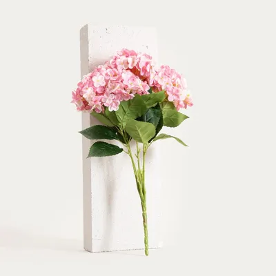 Zdjęcie produktu dla HOMLA Gałązka sztuczna HYNDRA hortensja różowa 51 cm