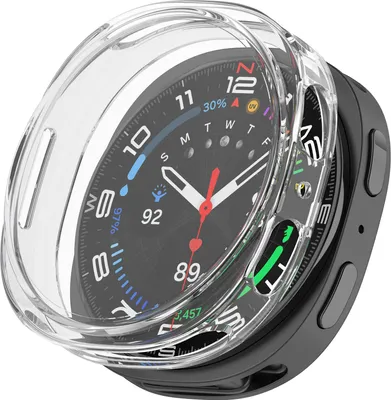 Produktbild von Strap-it Soft Case Schutzhülle aus TPU Material - passend für Samsung Galaxy Watch 8 - 44mm (transparent)