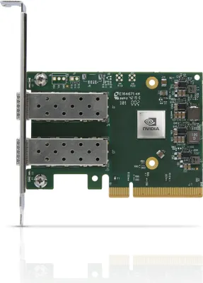 Zdjęcie produktu dla Mellanox Technologies MCX631102AN-ADAT, Wewnętrzny, Przewodowa, PCI Express, Włókno, 25000 Mbit/s, Zielony
