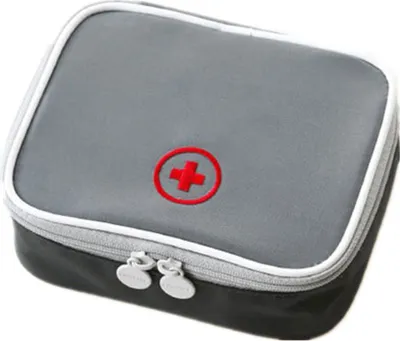 Produktbild von Multifunktionale, tragbare Notfall-Aufbewahrungstasche/Make-up-Kosmetiktasche (Grau)