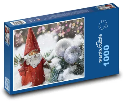 Obrázok produktu pre Puzzle 1000 Mikuláš a vianočné ozdoby - martinpuzzle