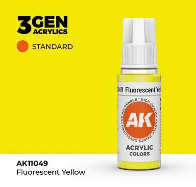 Image de AK Interactive 3GEN Jaune Fluorescent 17ml