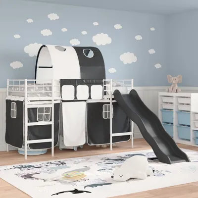 Produktbild von Cloris Designermöbel Weiß und Schwarz 74,5 x 190cm - 2026Neu526076 - Klassische BettenJugendbett Tagesbett