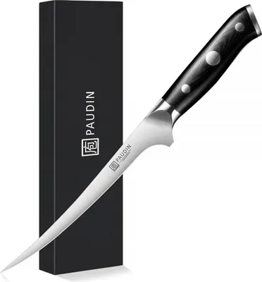 Produktbild von PAUDIN D10 Filetiermesser 17,5 cm – Flexibles Kochmesser mit ergonomischem Griff – Professionelles Küchenmesser