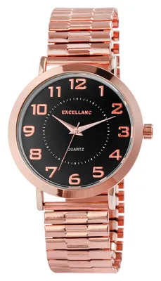 Produktbild von Excellanc Herrenuhr mit Edelstahlzugarmband