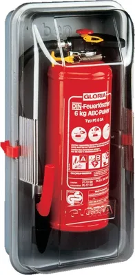 Produktbild von Schutzhaube f.6kg Feuerlöscher m.zwei Spannverschlüsse u.Griffrillen