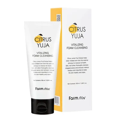 Produktbild von FarmStay - Citrus Yuja Vitalizing Foam Cleanser, 100ml
