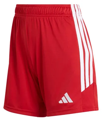 Productafbeelding van Adidas Tiro 26 Short Dames - Rood / Wit | Maat: L