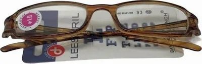 Produktbild von Lesebrille Schwarz-Braun | Lesestärke 1,00