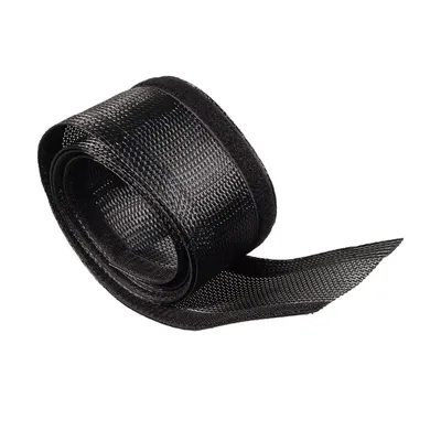 Obrázok produktu pre Pružný káblový kanál so suchým zipsom | 1,8 m x 8,5 cm čierna