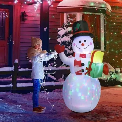 Produktbild von Schneemann Weihnachts aufblasbare Schneemann