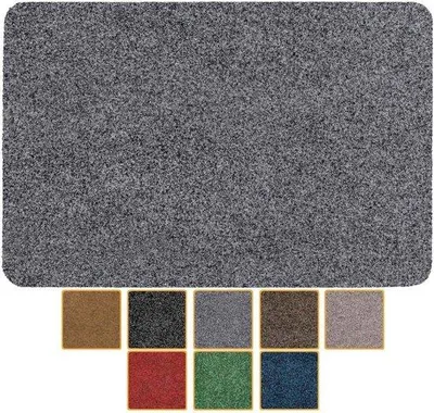 Obrázok produktu pre Umývateľná vstupná rohož, robustná, 40x60 cm, sivá, vodotesná