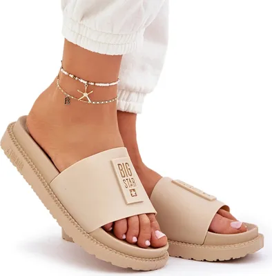 Produktbild von Damen Pantoletten Big Star LL274A210 Beige 41