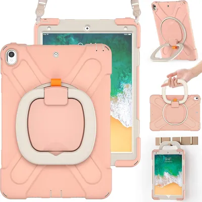 Immagine prodotto di Custodia per iPad Air 3/Pro 10,5" con supporto e tracolla Rosa