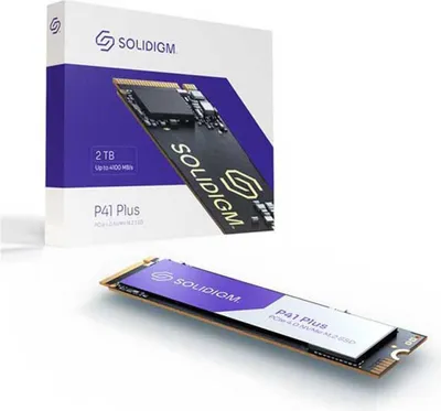 Produktbild von Solidigm P41 Plus Series - SSD - 2 TB - intern - M.2 2280 - PCIe 4.0 x4 (NVMe)