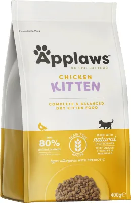 Immagine prodotto di Cibo secco per gattini APPLAWS Kitten Chicken - 400 g
