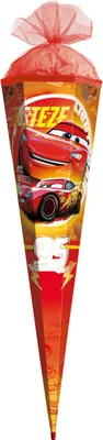 Produktbild von Roth Disney Cars Schultüte 85 cm eckig Tüllverschluss, Folie