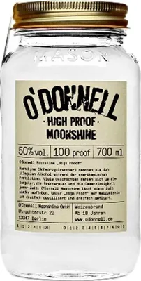 Produktbild von O'Donnell High Proof Moonshine Likör, 50% Vol. 0,7 l