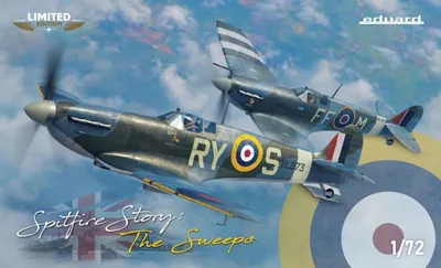 Produktbild von Eduard Plastic Kits 2154 - 1:72 SPITFIRE STORY: The Sweeps DUAL COMBO - Neu