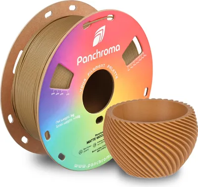 Image de Panchroma™ PLA Matte, Couleur:Wood Brown, Taille du filament:1.75mm, Poids:1 kg