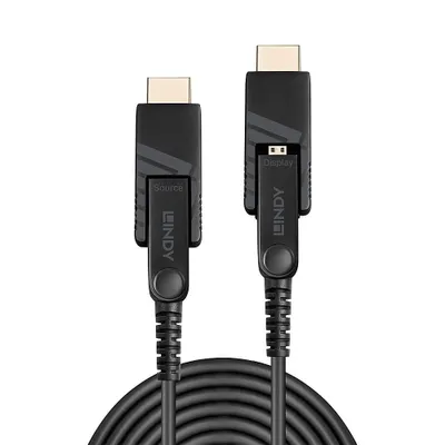 Produktbild von LINDY Micro-HDMI Fibre Optic Hybrid 18G Kabel 100m