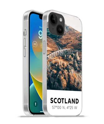 Produktbild von MuchoWow® Handyhülle Schutzhülle Hülle für Apple iPhone 14 Plus - Soft case Schottland - Herbst - Berge Silikon Softcase Handy Hülle - Abbildung